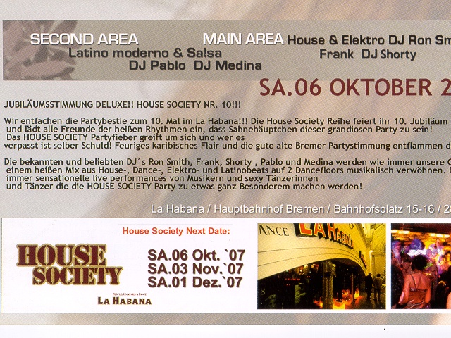 Party-Flyer - 05.10.2007