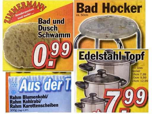 Prospekt 'Zimmermann Sonderposten' - 06.01.2008