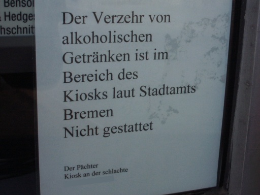 Kiosk an der Schlachte - 23.03.2008