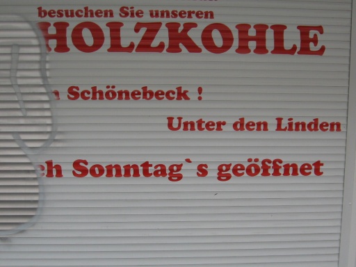 Gesehen in der Vegesacker Fugngerzone - 12.04.2008