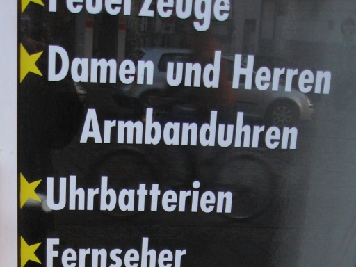 Geschft im Bremer 'Viertel' - 16.04.2008