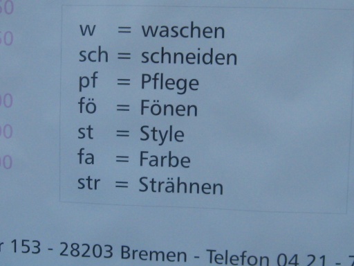 Frisr im Bremer 'Viertel' - 16.04.2008