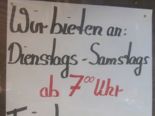 Fleischerei in Bremen-Oberneuland - 04.05.2008
