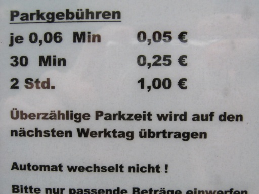 Parkautomat in Eckernfrde - 29.05.2008