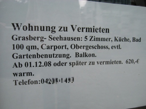 Gesehen in Bremen-Borgfeld - 14.09.2008