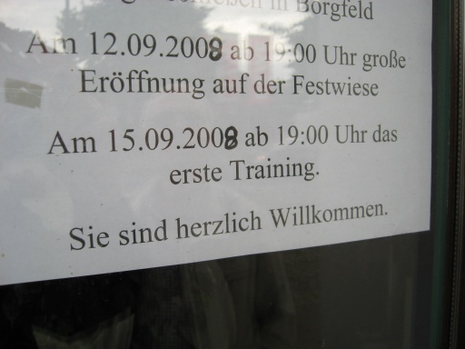 Gesehen in Bremen-Borgfeld - 14.09.2008