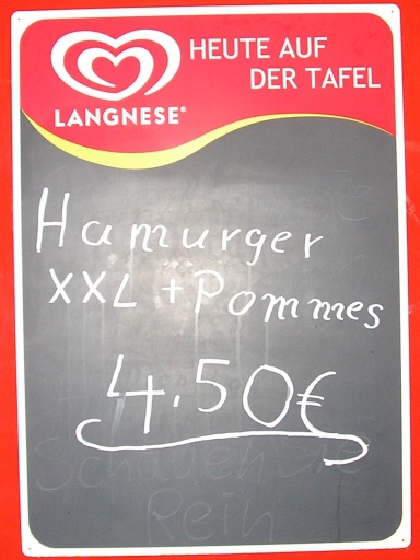 Gesehen an einem Imbi in Bremen-Grpelingen - 21.01.2008