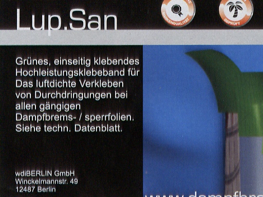 Beschreibung eines Klebebandes - 04.10.2009