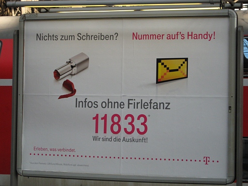 Werbeplakat in Frankfurt/Main - 07.06.2010