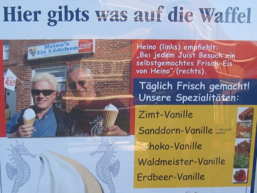Eisladen auf Juist - 14.08.2010