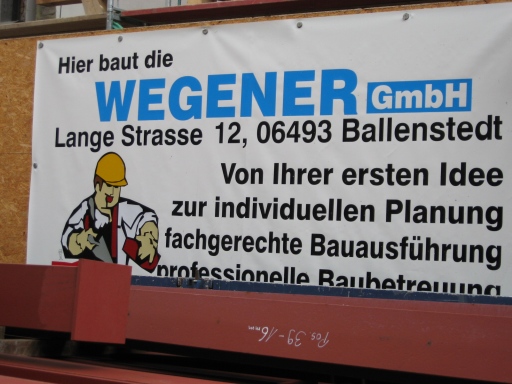 Baustelle in Wernigerode - 01.09.2010