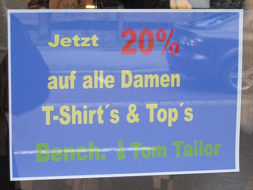 Modegeschft in Braunlage - 01.09.2010