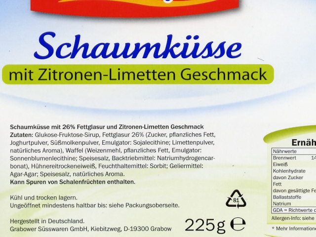 Verpackung fr Schaumksse - 21.08.2011