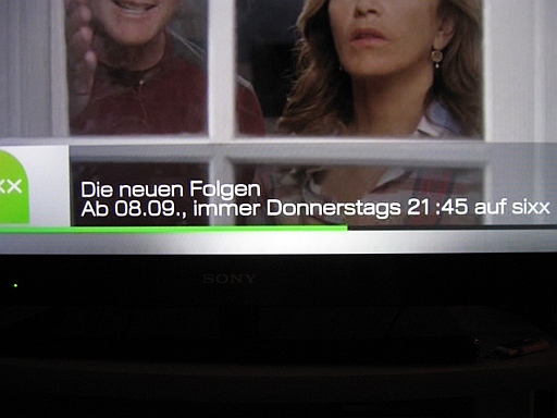 Programmhinweis auf Pro7 - 11.09.2011