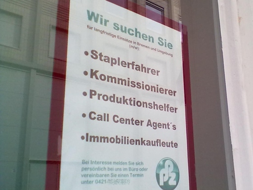 Stellenausschreibung Bremen - 05.08.2012