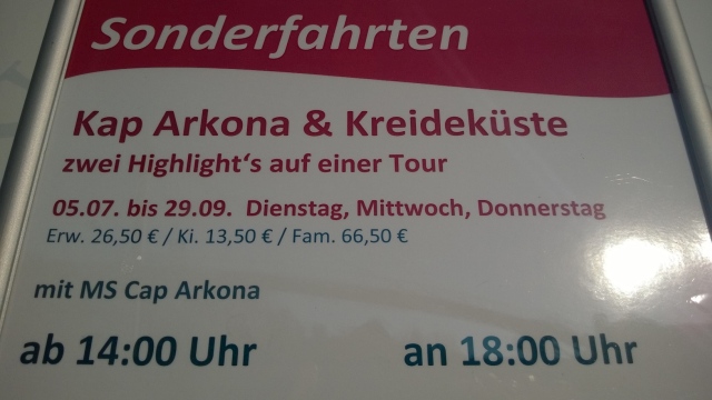 Hinweisschild in Sassnitz/Rgen - 10.05.2016