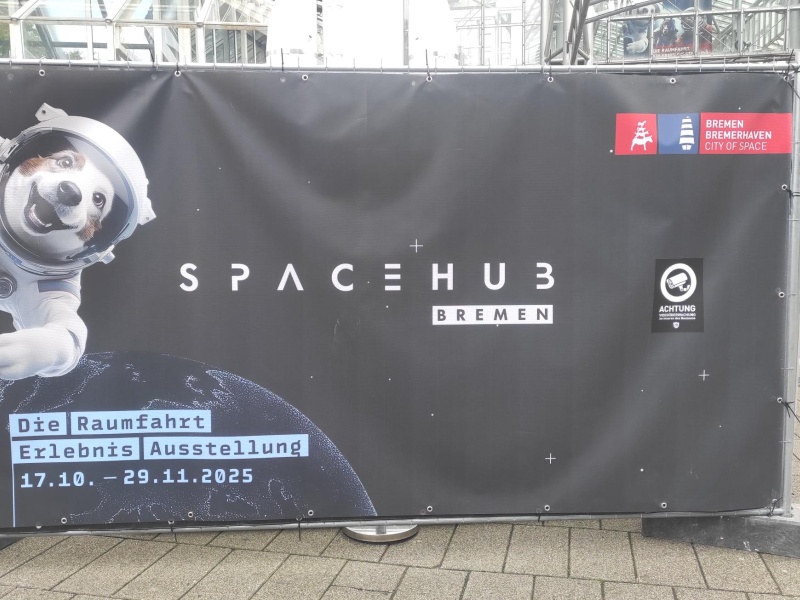Werbeplakat Spacehub Bremen - 31.10.2025