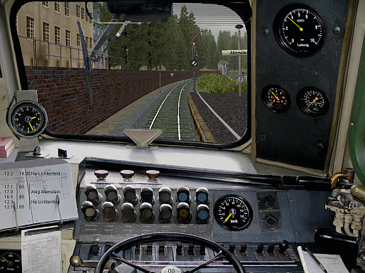 Führerstand BR218