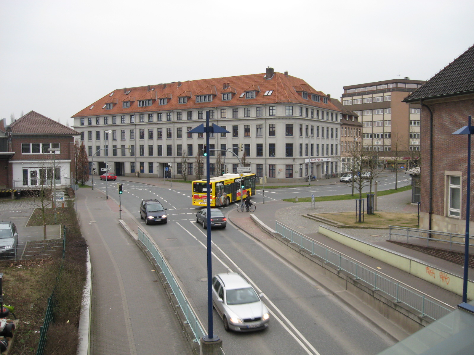 Panoramio-Archiv : Kreuzung Bahnhofsplatz-Gterstrae - Oldenburg - 03.2009