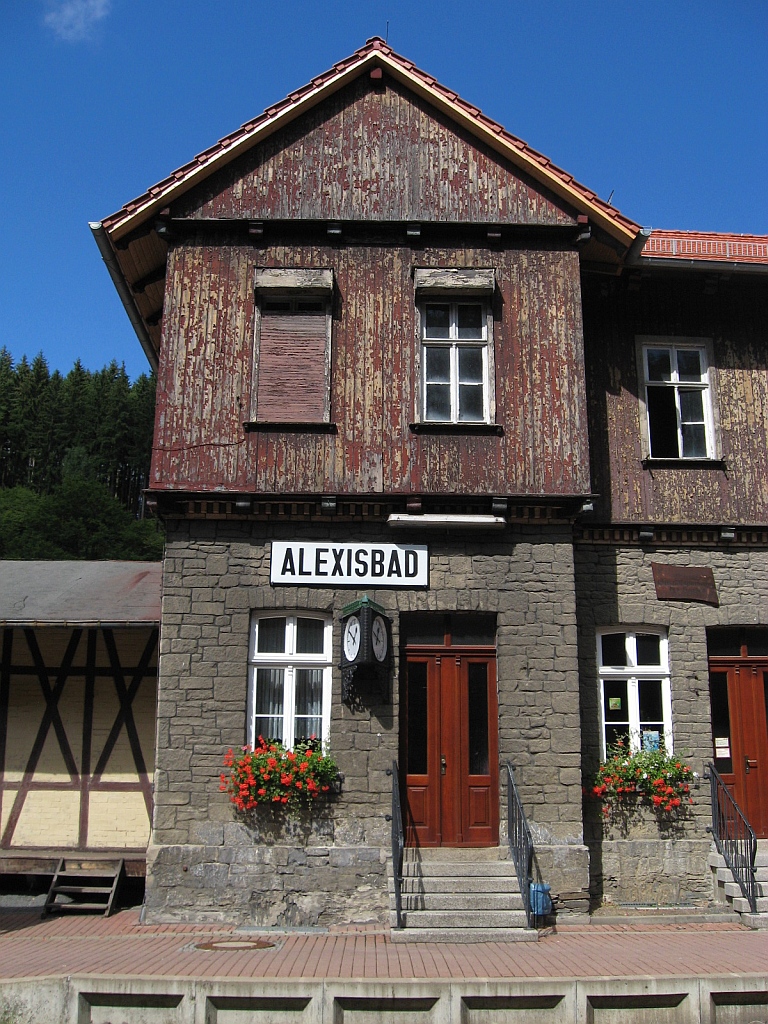 Panoramio-Archiv : HSB-Bahnhof - Alexisbad - 08.2010