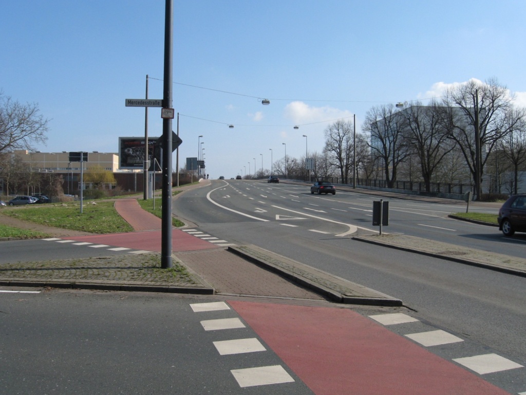 Panoramio-Archiv : Kreuzung Mercedesstrae / Sebaldsbrcker Heerstrae - Sebaldsbrck, Hemelingen, Bremen - 03.2008