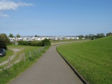 Blick zum Campingplatz - Fedderwardersiel (05.2009) - Bild 47/87