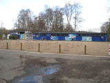 Horner Bad, Eingangsbereich und Fahrradbgel - Lehe, Horn-Lehe, Bremen (03.2008) - Bild 16/54