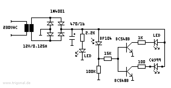 Schaltbild IR-Extender